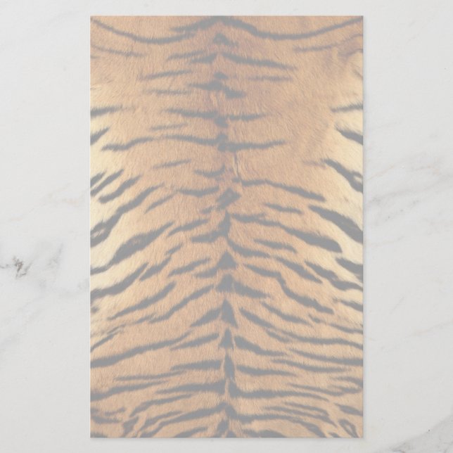 Tigre Impressão de peles com pelo (Frente)