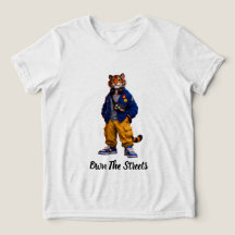 Tigre Legal em Arte de Streetwear - Estilo Urbano
