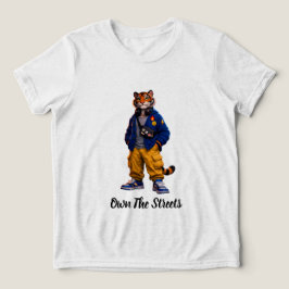 Tigre Legal em Arte de Streetwear - Estilo Urbano