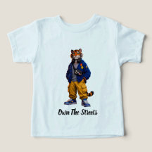 Tigre Legal em Arte de Streetwear - Estilo Urbano