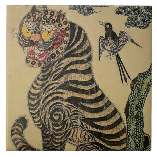Tigre Listrado Coreano Minhwa