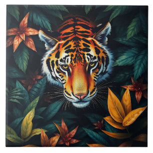 “Tigre Meu” – Retrato Colorido de Tigre