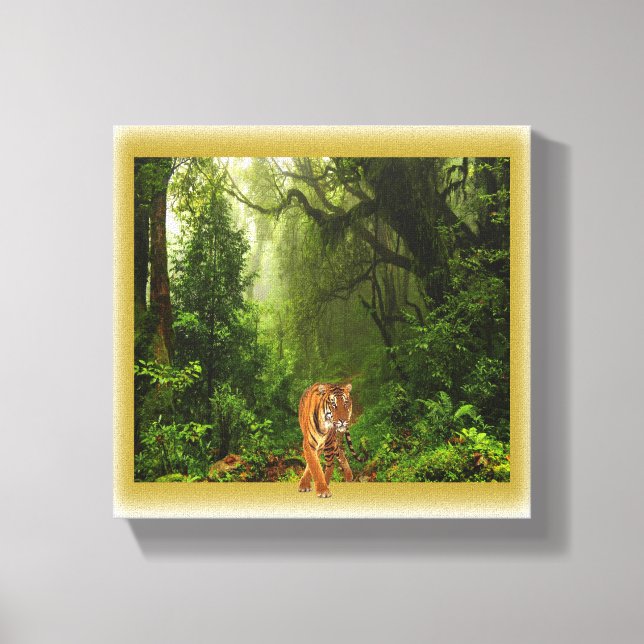 tigre na canvas (Frente)