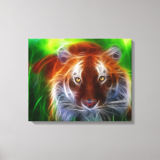 Tigre na Canvas de grama
