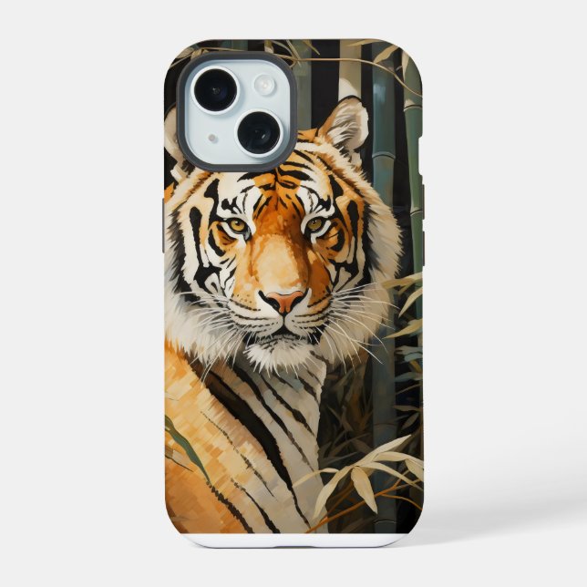 Tigre na Floresta de Bambu (Verso)