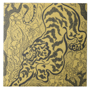 Tigre na selva (animal selvagem) (por Paul Ranson)