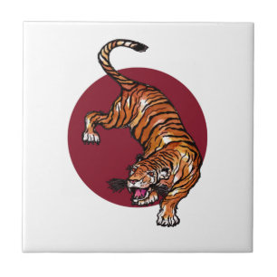 Tigre no Círculo Vermelho