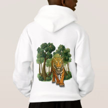 “Tigre Selvagem na Floresta – Selva à Luz Natural 