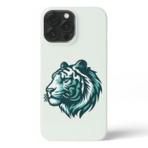Tigre Teal com Verde Pálido