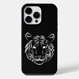 Tigre Tribal Negro e Branco