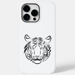 Tigre Tribal Negro e Branco