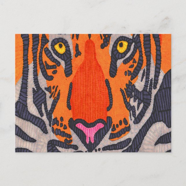 Tigre (único) - Cartão postal (Frente)