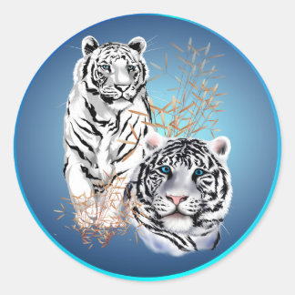 Tigres Brancos - Adesivos