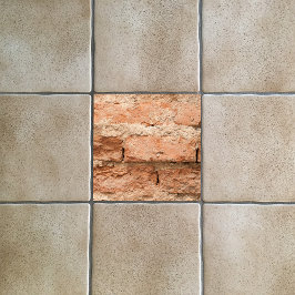 Tijolo E Fundo De Morteiro De Laranja Atingidos