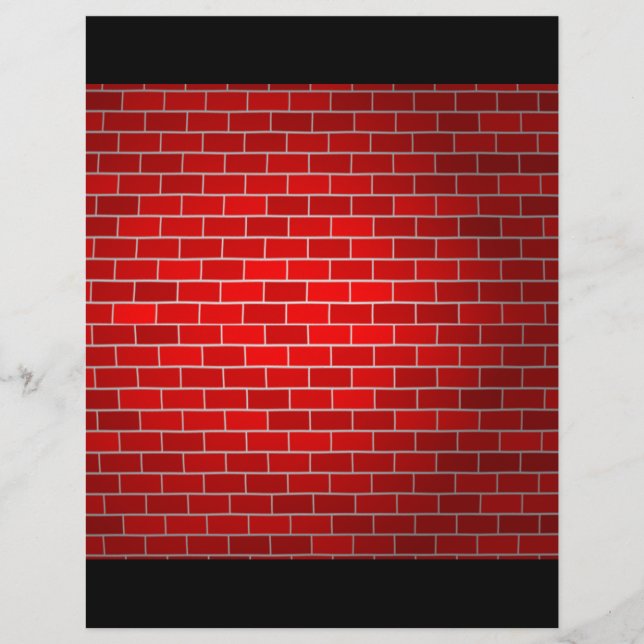 Tijolo Vermelho com Fundo de Destaque (Frente)