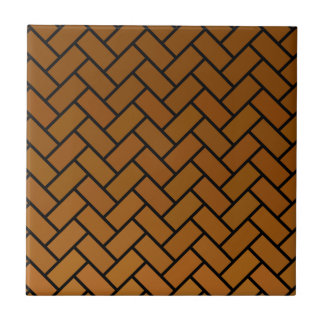 Tijolos de Herringbone de Brown