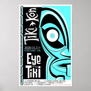 Tiki Kon: Olho do Poster Tiki (Olho Aberto)