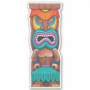 Tiki Totem 2 Adesivo