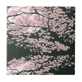 Tiles inspired by Japanese cherry blossoms