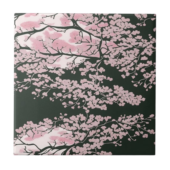 Tiles inspired by Japanese cherry blossoms (Frente)