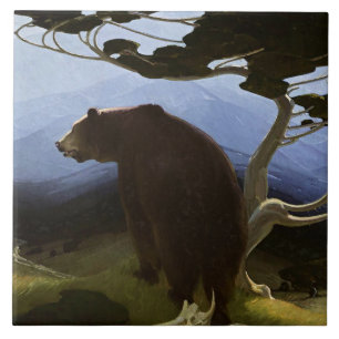 “Timberline” Arte Ocidental por W Herbert Dunton