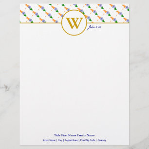 Timbrado Letterhead de Papel Escritório Cristão da ÍNDIA