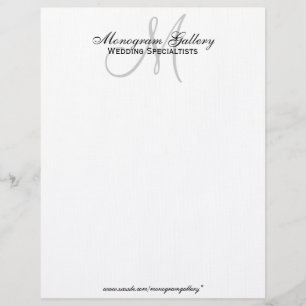 Timbrado Papel Espetado Letterhead Comercial Elegante