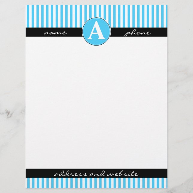 Timbrado Papel timbrado, personalizado e monogramado (Frente)