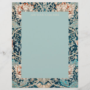 Timbrado Papel Timbrado: WILLIAM MORRIS : "TULIPS"