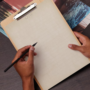 Timbrado Vintage Elegante Antigo Papel Lanterna Inicial