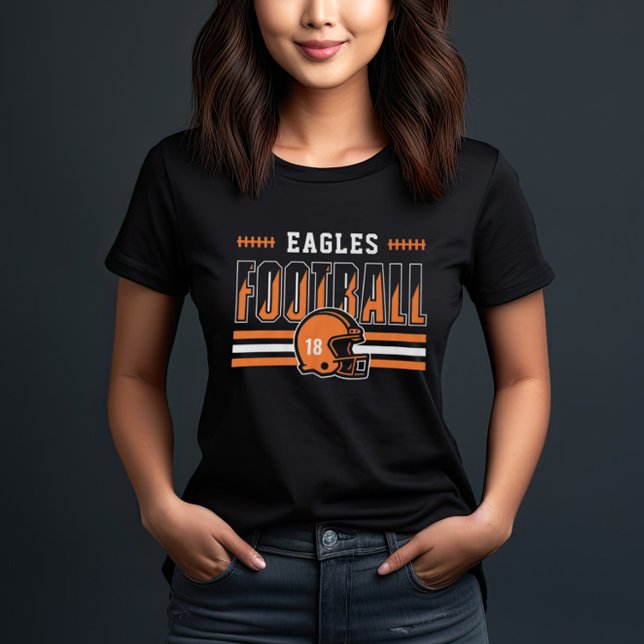 Time de Futebol Personalizado Faixa Laranja Mãe (Criador carregado)
