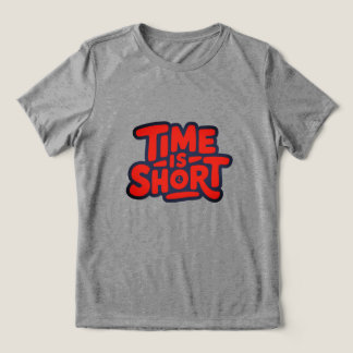 Time Is Short Motivational Typography Design