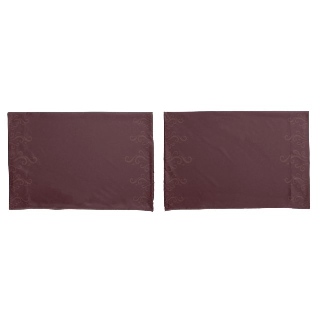 Time to Relax maroon-ed Pillow case set (Frente - conjunto)