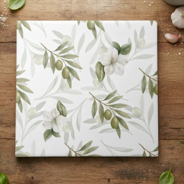 Timeless Sage Olive Watercolor Chic  (Criador carregado)
