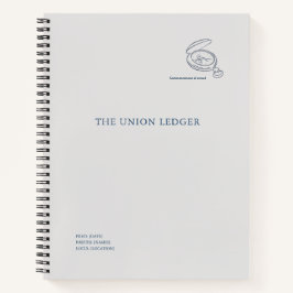 Timepiece- Minimalist Marriage Union Notebook