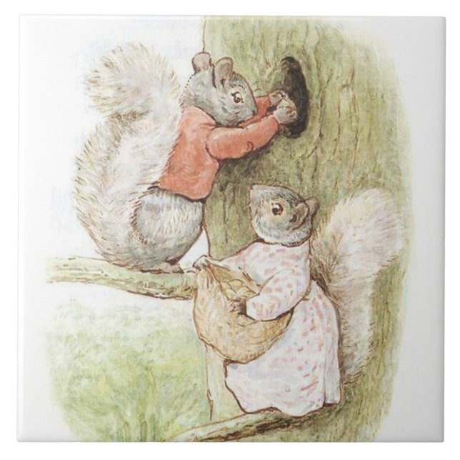Timmy Tiptoes e Goody Squirrel por Beatrix Potter (Frente)