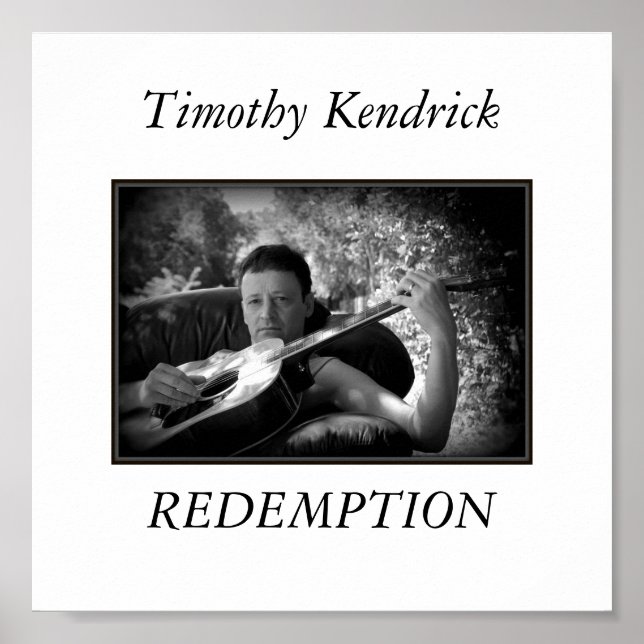 Timothy Kendrick REDEMPTION Poster (Frente)