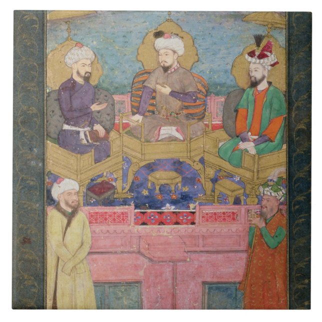 Timur (1336-1405), Babur (1483-1530, r.1526-30) (Frente)
