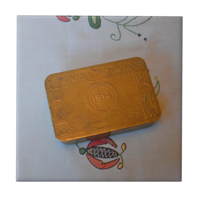 Tin de Natal Primeira Guerra Mundial (Frente)