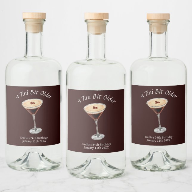 Tini Bit Antigo - Tema Espresso Martini (Garrafas)