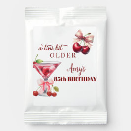 Tini Bit Older Cherry Martini 85th Birthday Favor