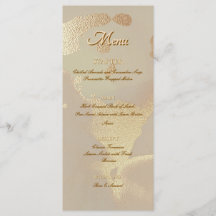 Tinta Alcoólica Dourada Menu Elegante Plano