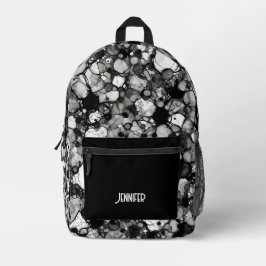Tinta de Álcool Padrão Branco Preto Personalizada