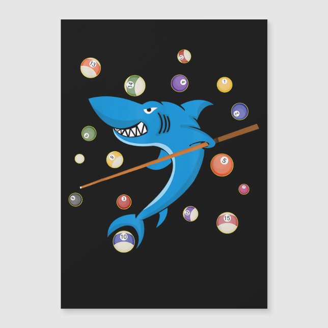 Tinta de Mesa do Billiard Shark 8 Ball Player (Frente)