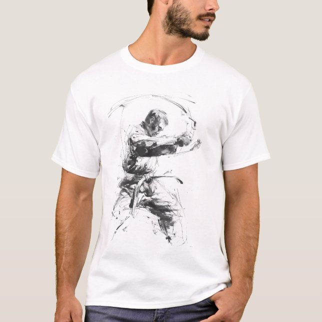 Tinta Japonesa Shotokan Karate - Camisa T (Frente)