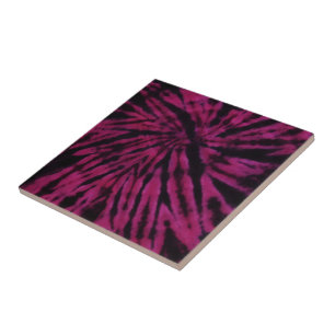 Tinta-Retro Roxa Rosa Preto Hippie Padrão