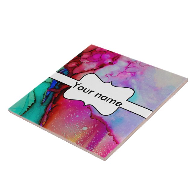 Tinta verde roxa vermelha (Lateral)