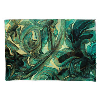 Tintas acrílicas aquamarinas: fundo abstrato.