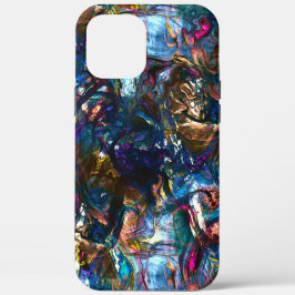 Tintas pesadas que se sobrepõem em mistura colorid