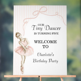 Tiny Dancer Ballerina Pink Girls Birthday